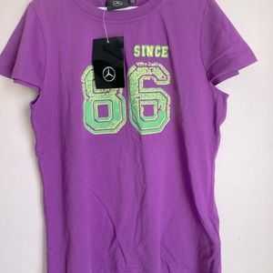 Purple Mercedes-Benz shirt 8-10 (girls)